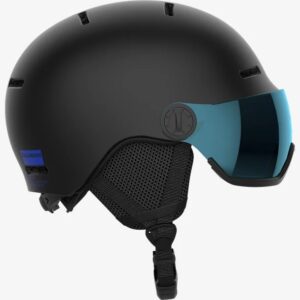 CASCO JR ORKA VISOR BLK/UN FLS BLUE