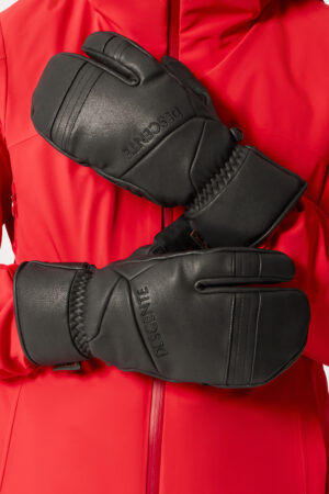 GUANTES  3 FINGER LEATHER W BK00
